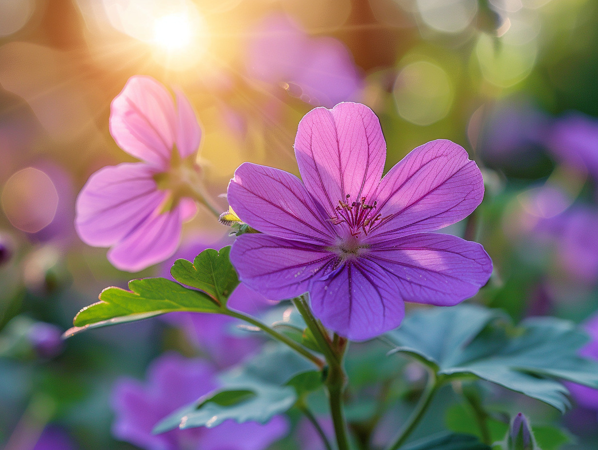 fleur violette